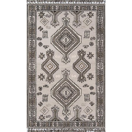 MOMENI Hand Tufted Tahoe Runner Rug, Grey - 2 ft. 3 in. x 8 ft. TAHOETA-03GRY2380